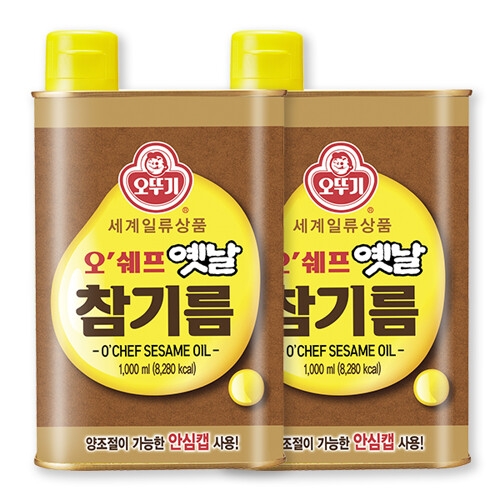 오쉐프 옛날참기름 1000ml 2
