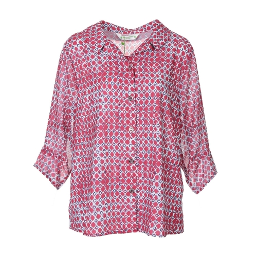 린에스앤제이 몬테밀라노 러블리나염뒷주름블라우스QL506B2604A