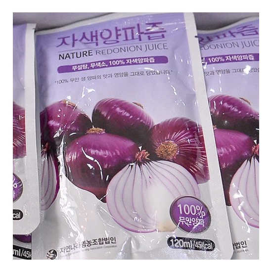 자연나라영농조합법인 자색양파즙 120ml 50포 (1개)