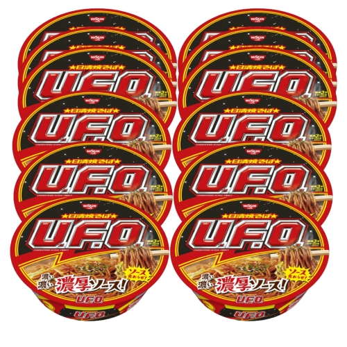 닛신 컵라면 UFO 야끼소바 12개 기획세트 일본 컵누들_이미지