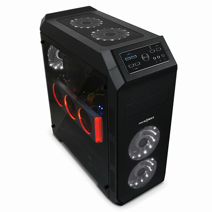 마이크로닉스 Master M400 MESHX강화유리_이미지