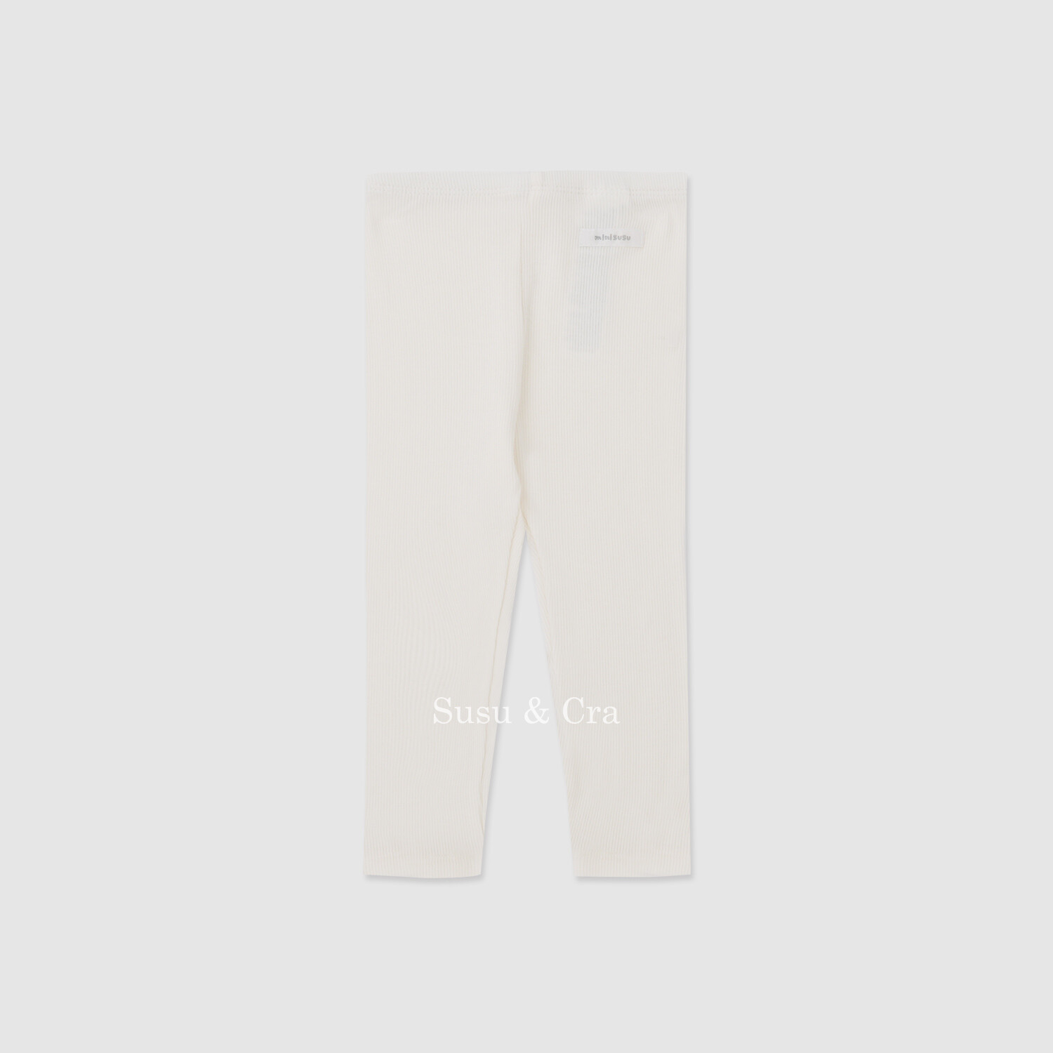  슈슈앤크라 mini 리노스 골지 레깅스 크림 025603DBC01CR
