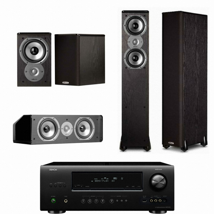 폴크오디오 TSi300 5.0채널 + 데논 AV리시버 (AVR-1612)_이미지