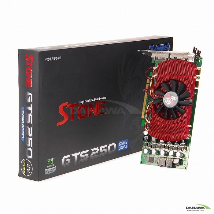 STCOM 지포스 GTS250 STONE NGTS250 512MB VF1050_이미지