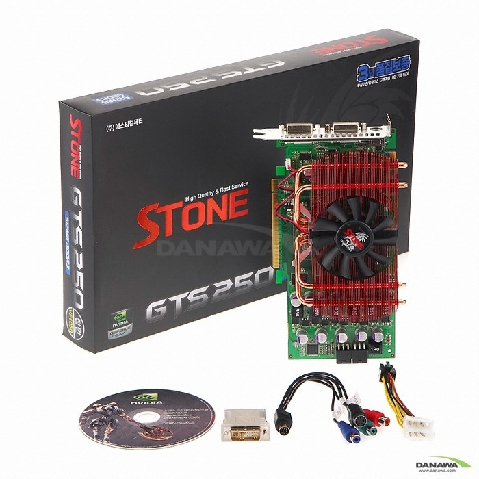 STCOM 지포스 GTS250 STONE NGTS250 512MB VF1050_이미지