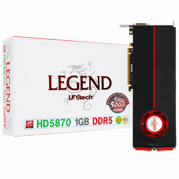 유니텍전자 LEGEND 라데온 HD 5870 D5 1GB_이미지