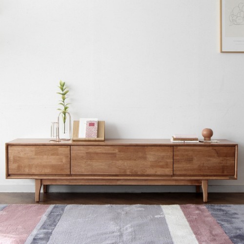 베이직가구 블랙러버 E형 거실장 1800