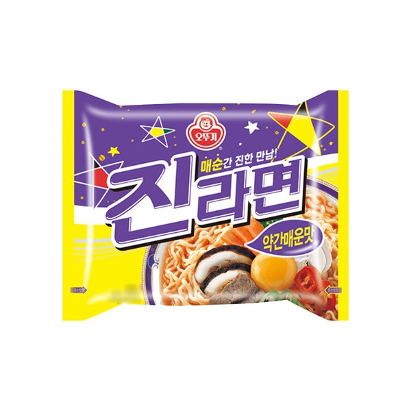 오뚜기 진라면 약간매운맛 120g (6개)_이미지