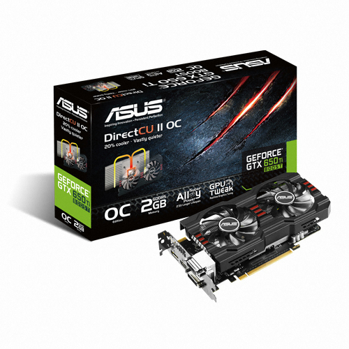 ASUS 지포스 GTX650 Ti BOOST OC D5 2GB DCII STCOM_이미지