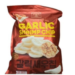 미찌푸드 트레이더스딜 갈릭새우칩 490g 2개