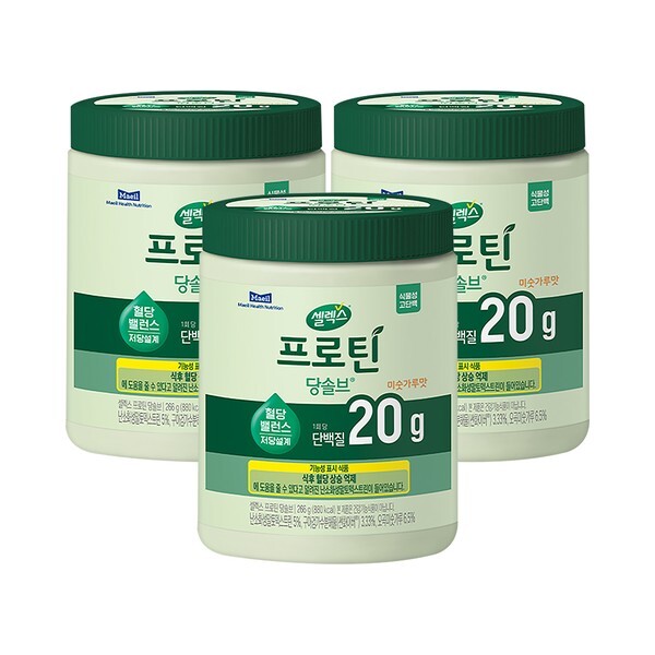 매일유업 셀렉스 프로틴 당솔브 미숫가루맛 266g (3개)_이미지