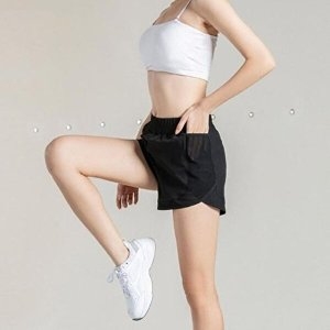 셀러허브 패션 JHQRSJNU_4B 여성 검정색 러닝 운동 런닝 탁구 클라이밍_이미지