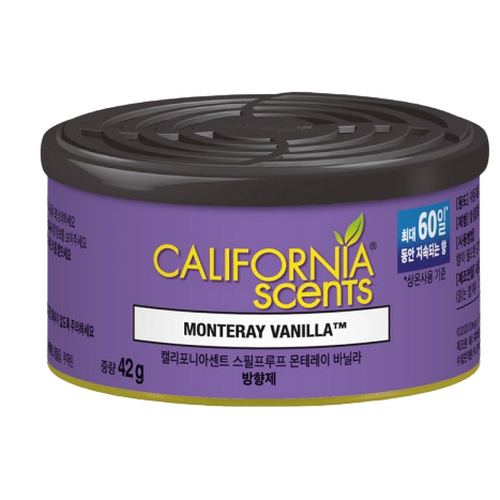 캘리포니아센트 몬테레이 바닐라 캔타입 차량용 방향제 (3개)_이미지