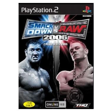THQ WWE 스맥다운 vs 로우 2006 PS2 (일반판)