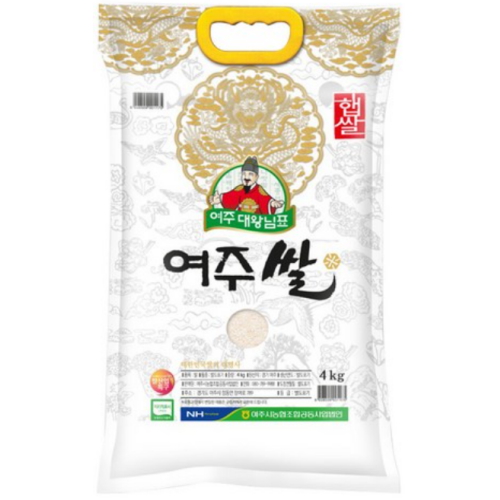 여주시농협 2026 햅쌀 대왕님표 여주쌀 히토메보레 4kg (1개)_이미지