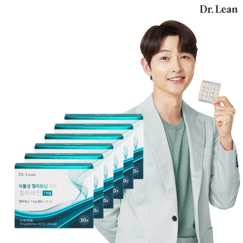 닥터린 식물성 멜라토닌 함유 멜라바인 350mg 30정 (6개)