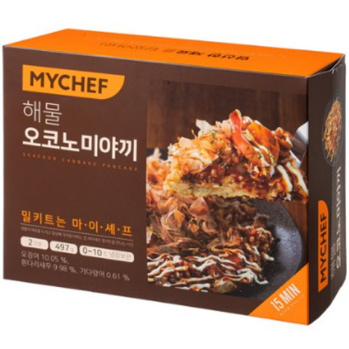 마이셰프 해물 오코노미야끼 497g (3개)_이미지