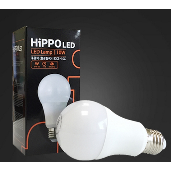 히포 LED 벌브전구 전구색 10W (1개)_이미지