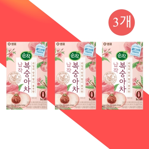 샘표식품 순작 콜드브루 아이스티 납작 복숭아차 1.8g 20개입이미지입니다. 누르면 해당 게시물로 새창이동합니다.