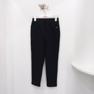 블랙 에어쿠션 슬림 바지 24S0203 BK