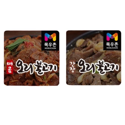 목우촌 오리불고기 매콤 + 간장 180g (12개)_이미지