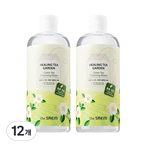 더샘 힐링 티 가든 그린티 클렌징 워터 500ml (12개)_이미지
