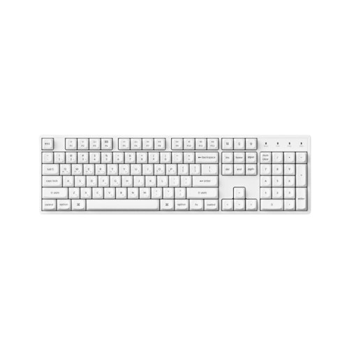 Keychron K10 화이트 알루미늄 RGB 핫스왑 기계식 (저소음 적축)_이미지