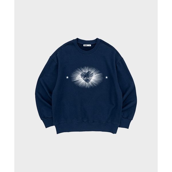 마이딥블루메모리즈 러브 이즈 올 스웨트 셔츠 네이비 1938279_이미지