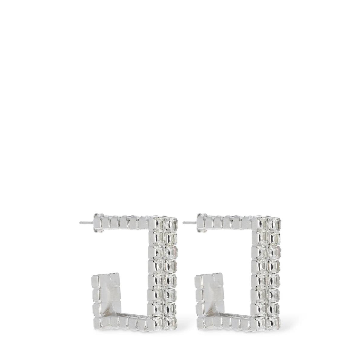 에트로 Rosantica 여성 V 크리스털 스퀘어 후프 귀걸이 79I YIC010 TP722388_이미지