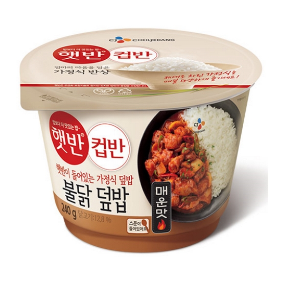 CJ제일제당 햇반 컵반 불닭덮밥 240g (18개)_이미지