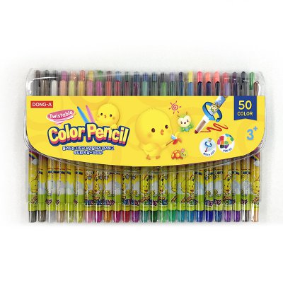 동아 노랑병아리 샤프식 색연필 (50색)_이미지