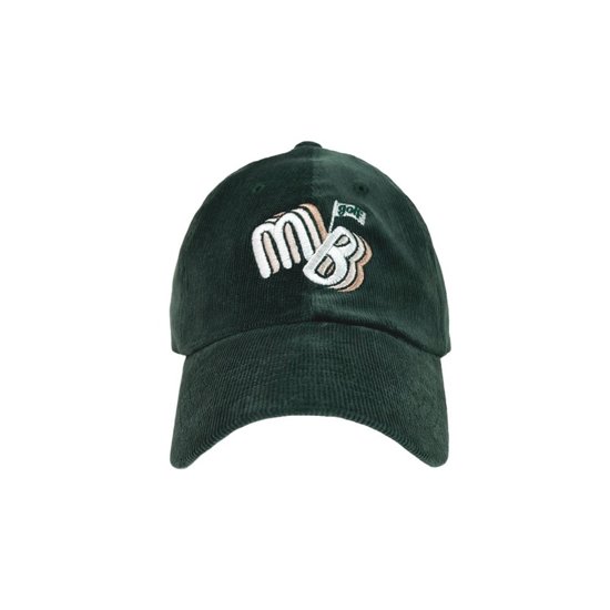 몽버디골프 MB Corduroy 골프 볼캡 D.GREEN