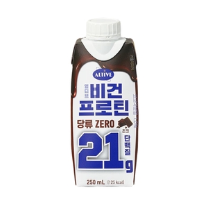 CJ제일제당 얼티브 비건프로틴 초코 250ml (7개)_이미지