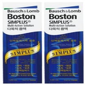  보스턴 심플러스 2개+30ml 1개 세트 다목적용액