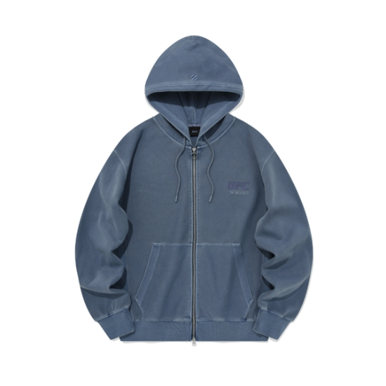  UFC 피그먼트 다잉 릴렉스핏 후드 집업 U2HDU3312DB