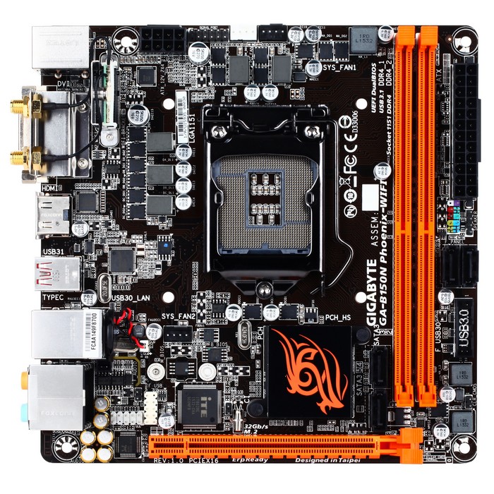 GIGABYTE GA-B150N-Phoenix WiFi 듀러블에디션 제이씨현_이미지