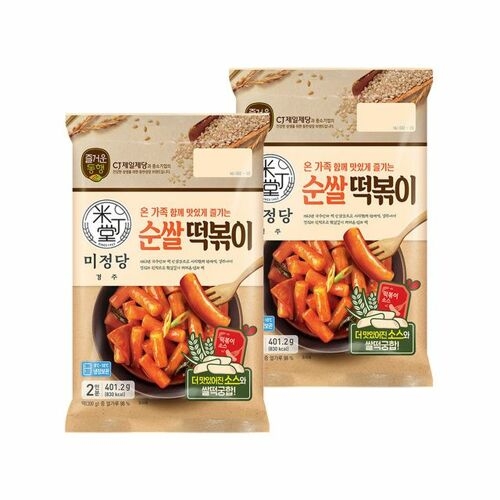 CJ제일제당 즐거운동행 미정당 순쌀떡볶이 401.2g_이미지
