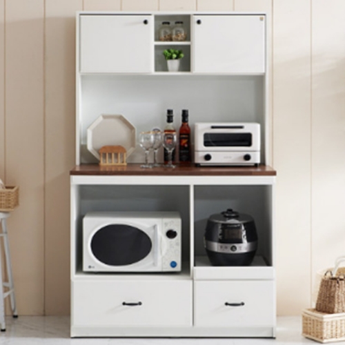 노하우 달리아 광파 렌지대+상부장 세트 1000_이미지