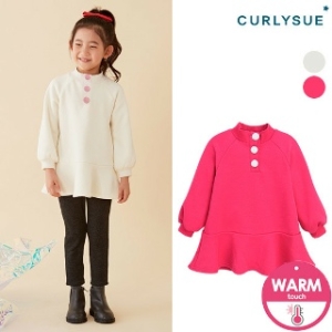 컬리수 스위티폼폼 롱티셔츠 털안감 COW1XATS01 겨울 24758_0526914879