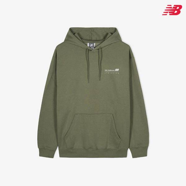 UNI Linear 그래픽 기모 후드티 SEMI OVER FIT NBN0F42103