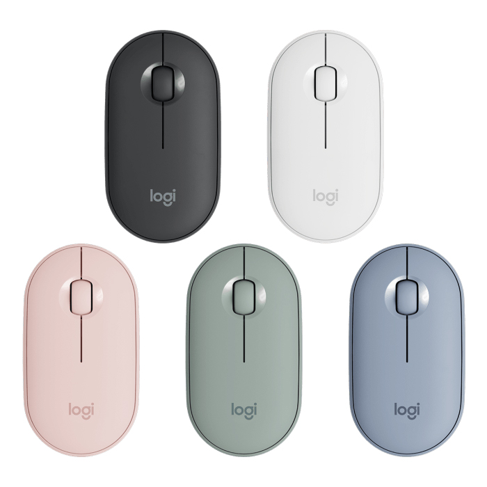 로지텍 M350 PEBBLE (정품) (화이트)_이미지