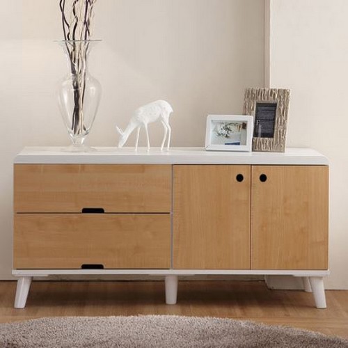 우아미가구 엘프리 2단 와이드 수납장_이미지