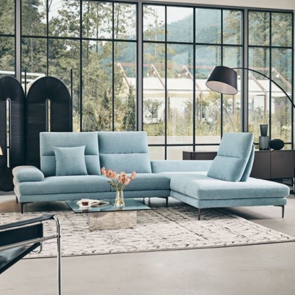 에싸  프라도 코너형 스윙기능 카시미라 패브릭 소파 4인용