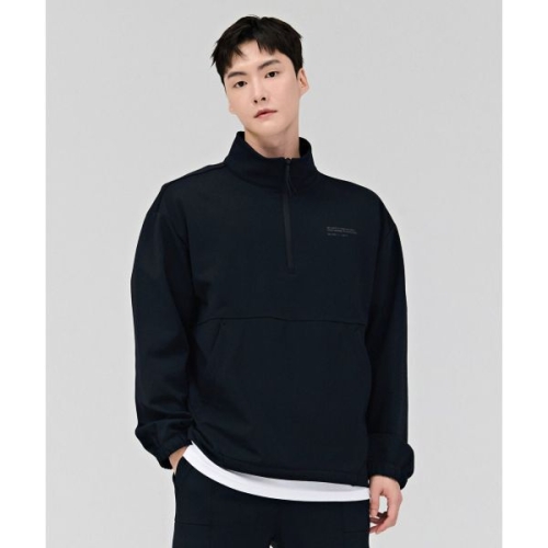 남성 트리코트 기모 하이넥 아노락 티셔츠 DFRK5125D_이미지