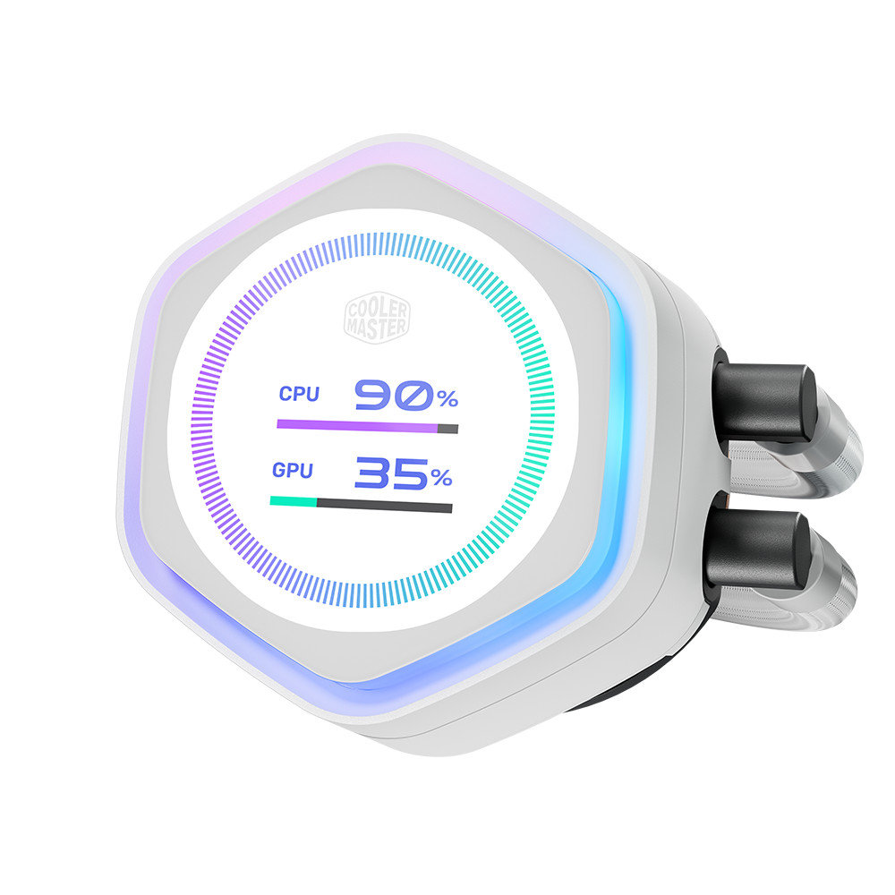 쿨러마스터 MASTERLIQUID 360 ATMOS II LCD (화이트)_이미지