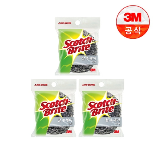 철수세미 45g 1입 찌든때세척용 3개세트