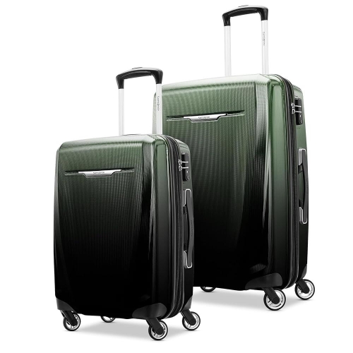 Winfield 3 DLX 스피너 옹브레 그린 스피너 포함 확장 가능한 하드사이드 수하물 239215