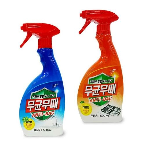 피죤 무균무때 안티박 욕실 주방 세정제 스프레이 안티박_이미지
