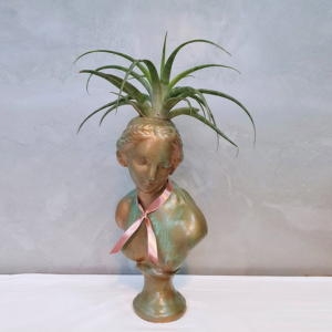 모리아트 모리아트  빈티지 부식 아트 중형 비너스여인 석고상화분 38cm