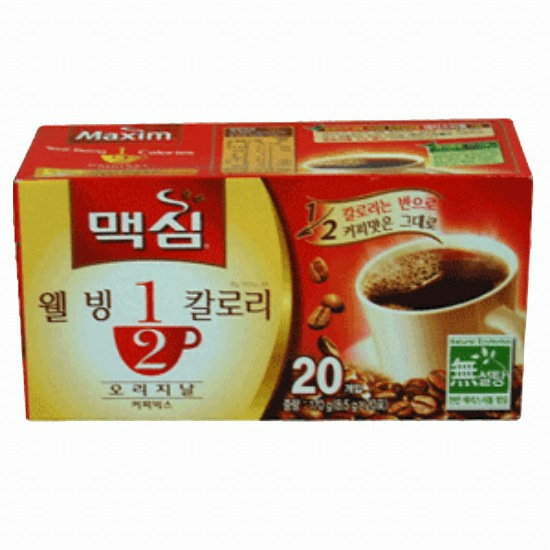 동서식품 맥심 웰빙 1/2 칼로리 오리지날 커피믹스 20T (1개)_이미지